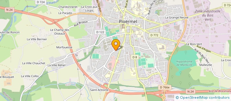 localisation de l'entreprise MONSIEUR JEAN-MARIE LEROUX à PLOERMEL