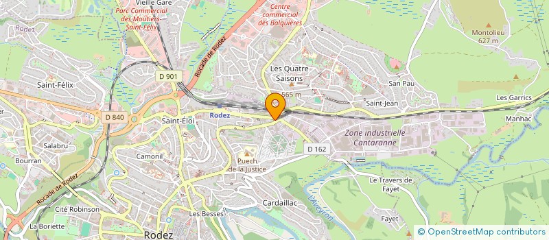 localisation de l'entreprise MONSIEUR JEAN-MARIE LEYROLLES à RODEZ