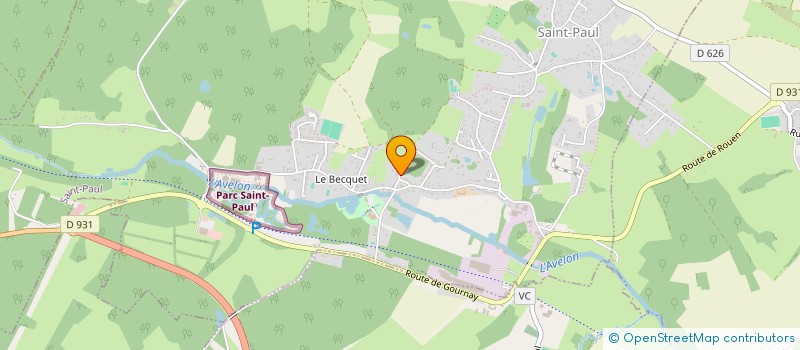 localisation de l'entreprise MONSIEUR JEAN-MARIE LEYS  SAINT-PAUL