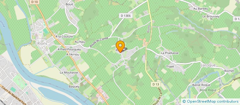 localisation de l'entreprise MONSIEUR JEAN-MARIE LIESTA  RIONS