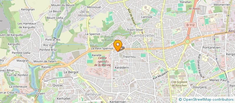 localisation de l'entreprise MONSIEUR JEAN-MARIE LIONS à BREST