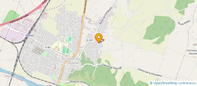 localisation de l'entreprise MONSIEUR JEAN MARIE LIOTARD  LIVRON-SUR-DROME