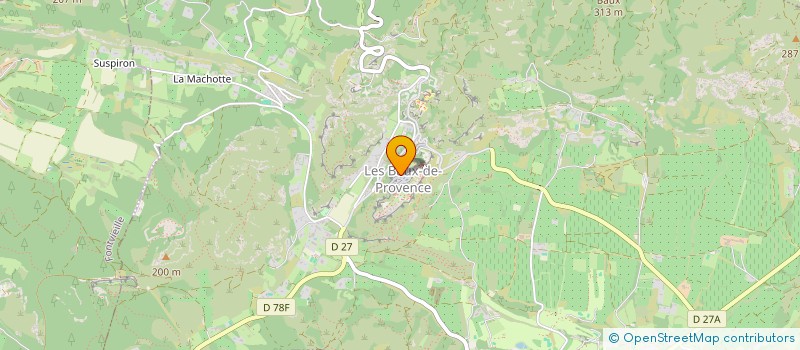 localisation de l'entreprise MONSIEUR JEAN-MARIE LIROLA  LES BAUX-DE-PROVENCE