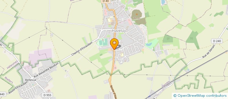 localisation de l'entreprise MONSIEUR JEAN-MARIE LOCQUET  HAVELUY