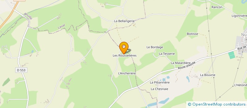 localisation de l'entreprise MONSIEUR JEAN-MARIE LOGEAIS à MERAL