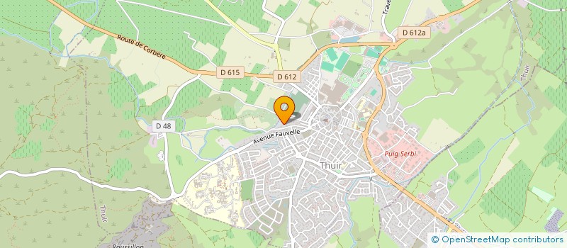 localisation de l'entreprise MONSIEUR JEAN-MARIE LONGEAGNE  THUIR