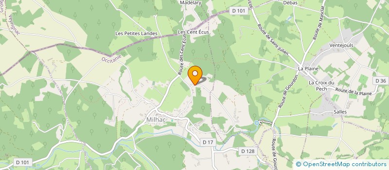 localisation de l'entreprise MONSIEUR JEAN-MARIE LOUBLANCHES à GOURDON