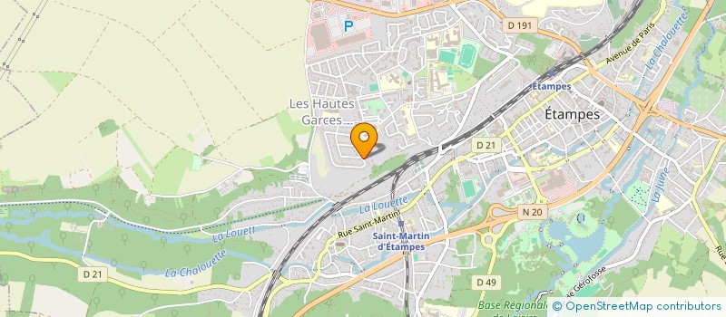 localisation de l'entreprise MONSIEUR JEAN MARIE LOUIS  ETAMPES