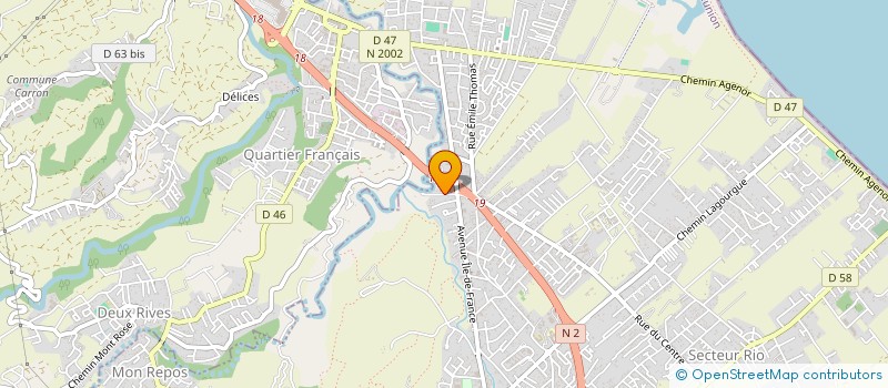 localisation de l'entreprise MONSIEUR JEAN MARIE LOUISE PATRIOTE  SAINT-ANDRE