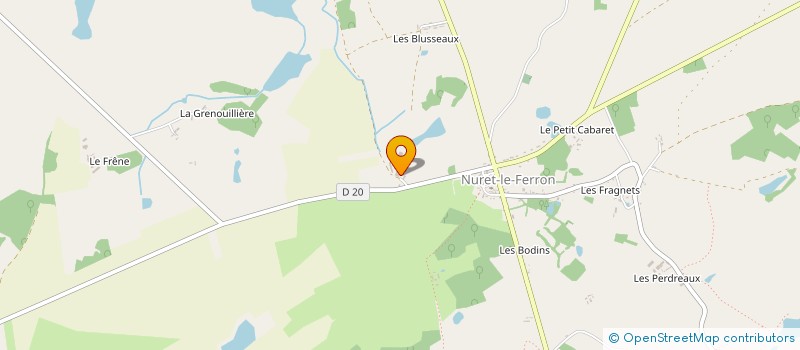 localisation de l'entreprise MONSIEUR JEAN-MARIE LUGNOT à NURET-LE-FERRON