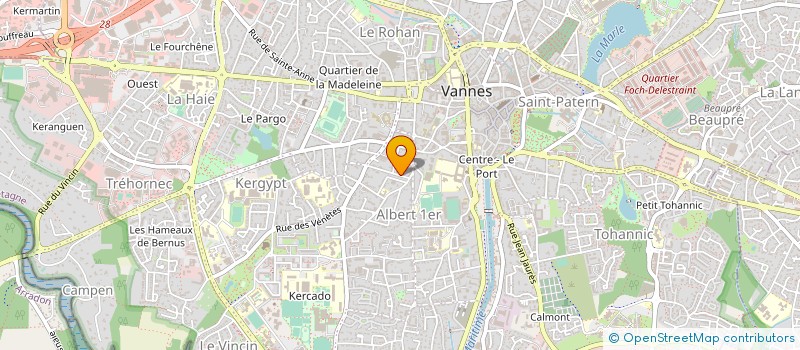 localisation de l'entreprise MONSIEUR JEAN-MARIE LUTHRINGER à VANNES