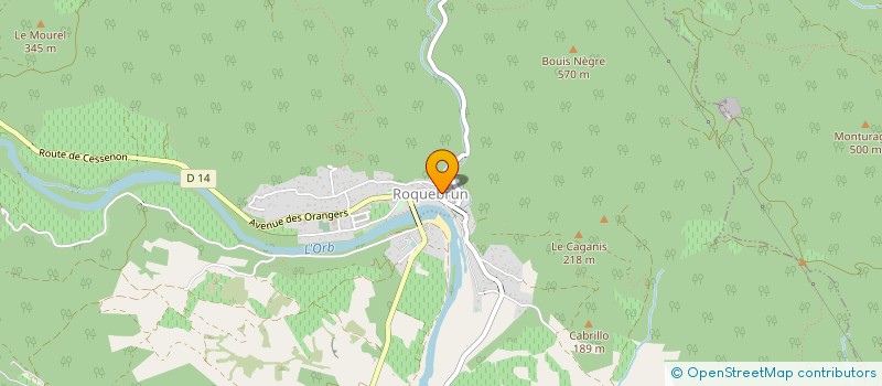 localisation de l'entreprise MONSIEUR JEAN-MARIE MAGNANI à CESSENON SUR ORB