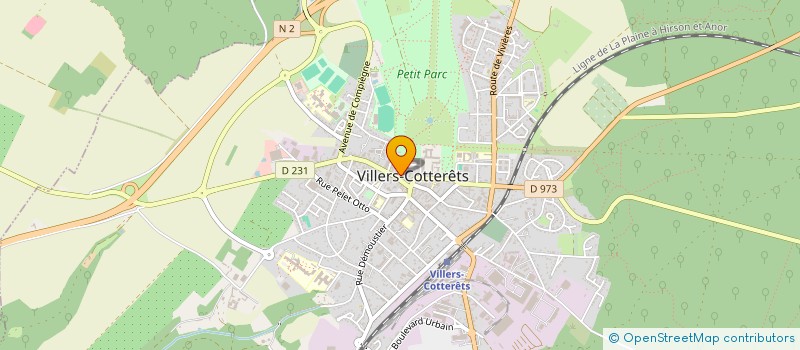 localisation de l'entreprise MONSIEUR JEAN-MARIE MAGNIER à VILLERS COTTERETS