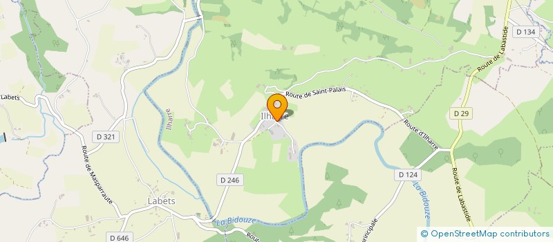 localisation de l'entreprise MONSIEUR JEAN-MARIE MAILHARRO  ILHARRE