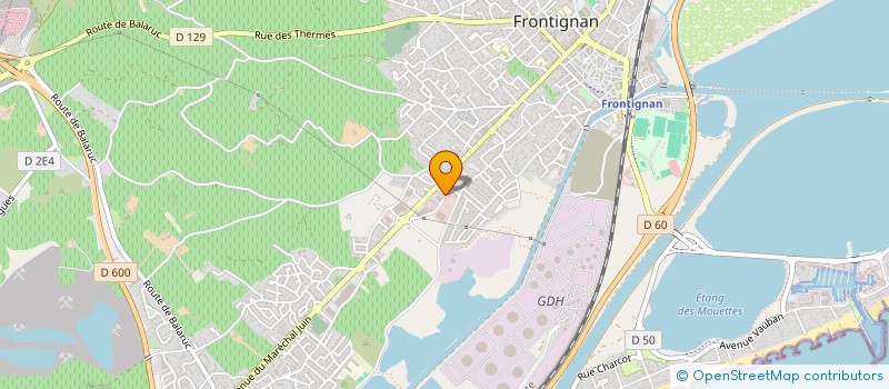 localisation de l'entreprise MONSIEUR JEAN-MARIE MALZIEU à FRONTIGNAN