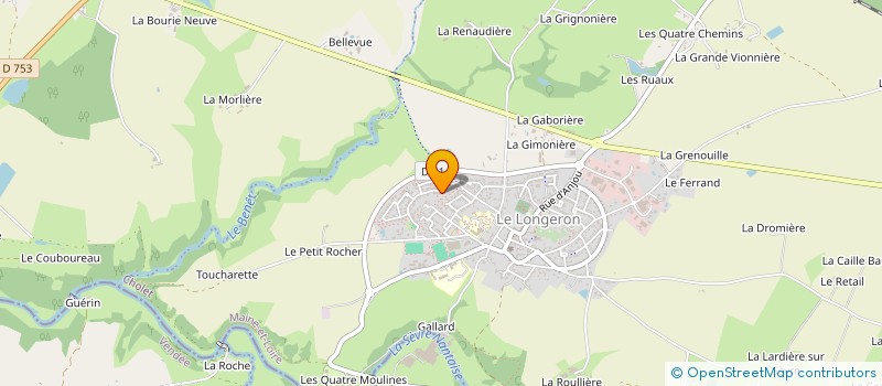 localisation de l'entreprise MONSIEUR JEAN-MARIE MANCEAU à SEVREMOINE