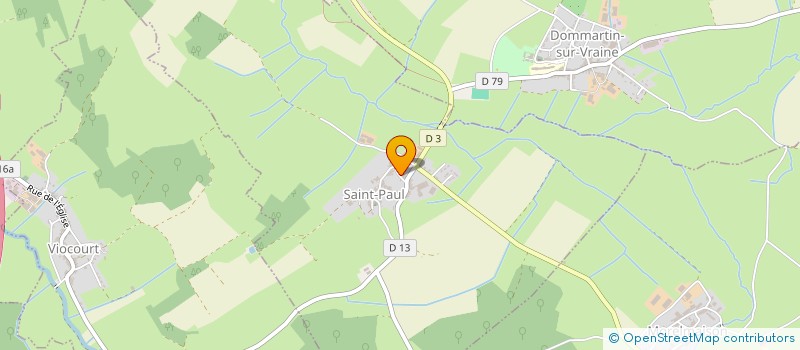 localisation de l'entreprise MONSIEUR JEAN MARIE MARC  DOMMARTIN-SUR-VRAINE