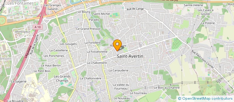 localisation de l'entreprise MONSIEUR JEAN-MARIE MARGAS  SAINT-AVERTIN