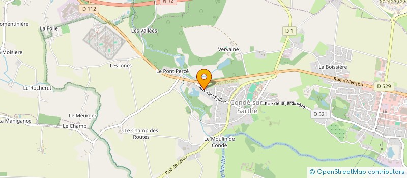 localisation de l'entreprise MONSIEUR JEAN-MARIE MARTIN à CONDE-SUR-SARTHE