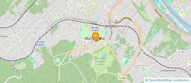 localisation de l'entreprise MONSIEUR JEAN-MARIE MARTIN à MARLY-LE-ROI
