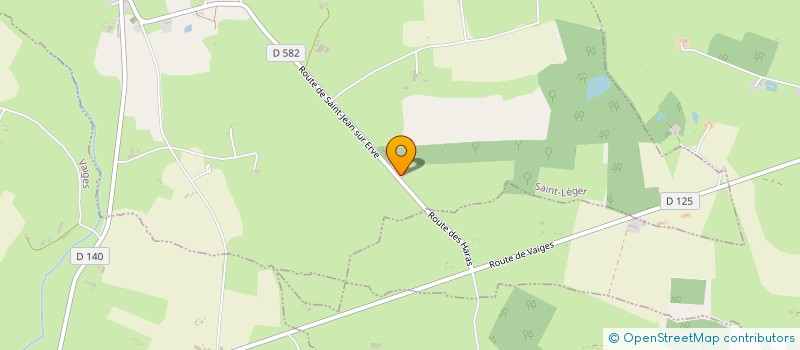 localisation de l'entreprise MONSIEUR JEAN-MARIE MARTIN  SAINT-LEGER