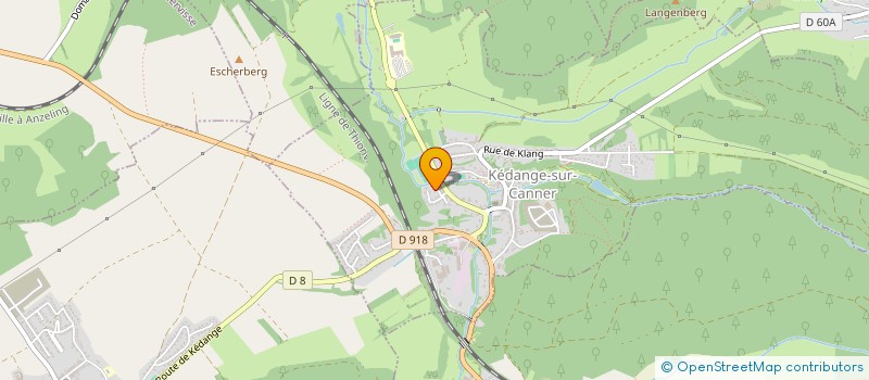 localisation de l'entreprise MONSIEUR JEAN-MARIE MARTINY  KEDANGE-SUR-CANNER