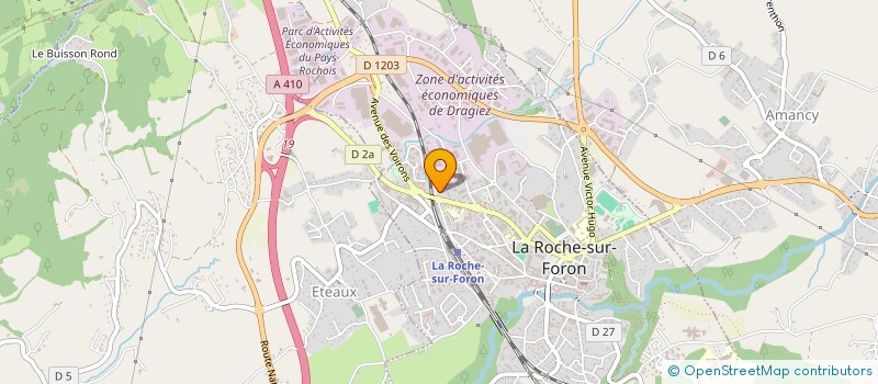 localisation de l'entreprise MONSIEUR JEAN-MARIE MATHIEU à LA ROCHE-SUR-FORON