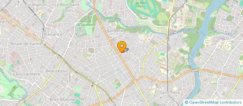 localisation de l'entreprise MONSIEUR JEAN MARIE MATHY  NANTES