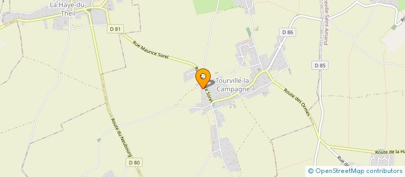 localisation de l'entreprise MONSIEUR JEAN-MARIE MAY à TOURVILLE-LA-CAMPAGNE