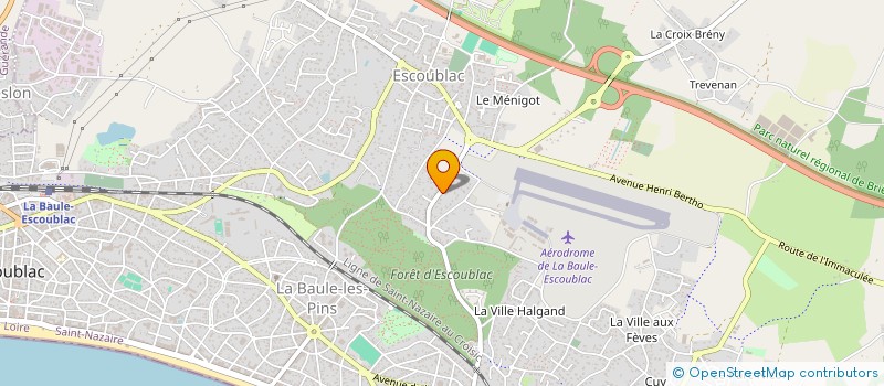 localisation de l'entreprise MONSIEUR JEAN-MARIE MAZUAY à LA BAULE-ESCOUBLAC