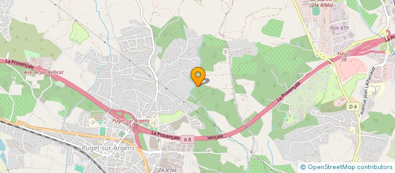 localisation de l'entreprise MONSIEUR JEAN-MARIE MAZZOLA  PUGET-SUR-ARGENS