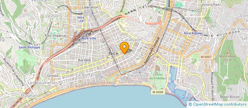 localisation de l'entreprise MONSIEUR JEAN-MARIE MEIER à NICE
