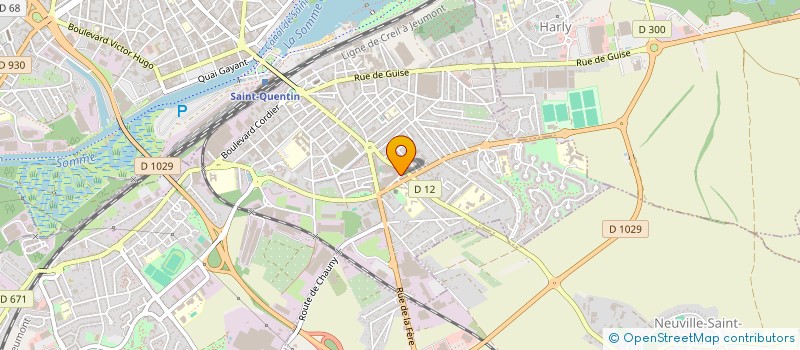 localisation de l'entreprise MONSIEUR JEAN-MARIE MENDY à SAINT-QUENTIN