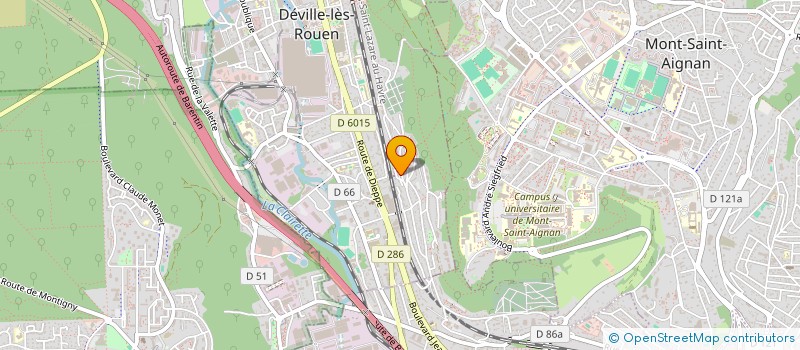 localisation de l'entreprise MONSIEUR JEAN MARIE MENDY  DEVILLE-LES-ROUEN