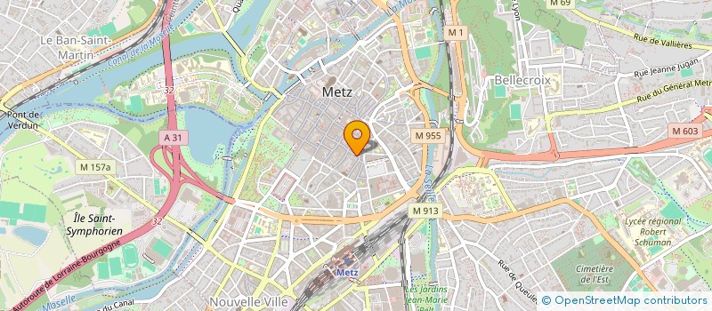 localisation de l'entreprise MONSIEUR JEAN-MARIE MEYER  METZ