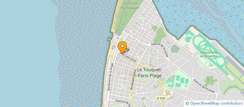 localisation de l'entreprise MONSIEUR JEAN-MARIE MEYER à LE TOUQUET-PARIS-PLAGE