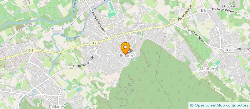 localisation de l'entreprise MONSIEUR JEAN-MARIE MICHAUD  ROBION