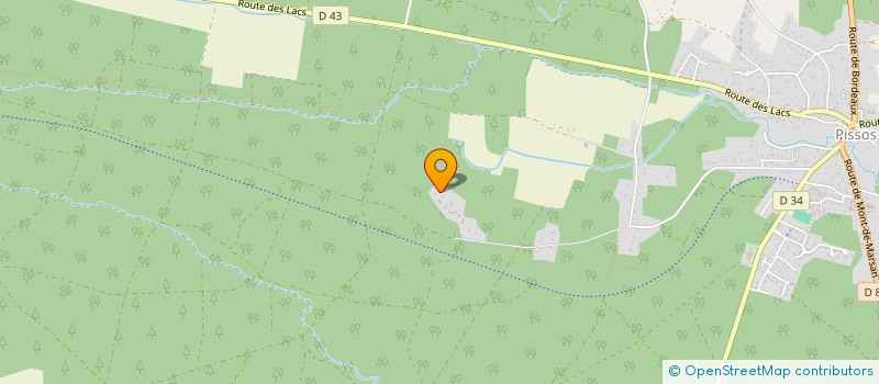 localisation de l'entreprise MONSIEUR JEAN-MARIE MICHON  PISSOS