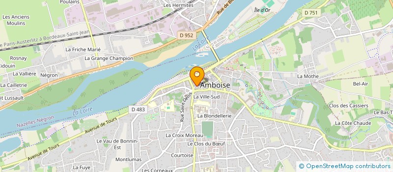 localisation de l'entreprise MONSIEUR JEAN MARIE MILLASSEAU à AMBOISE