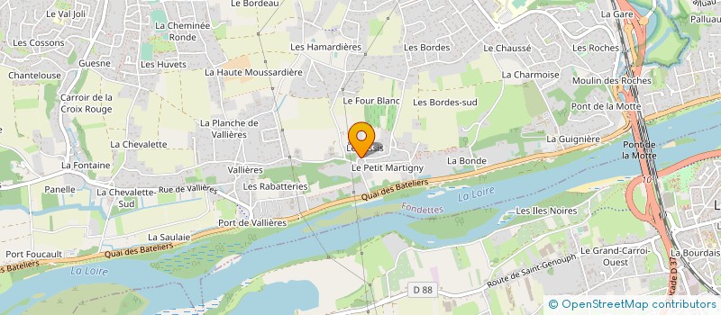 localisation de l'entreprise MONSIEUR JEAN-MARIE MOINE  FONDETTES