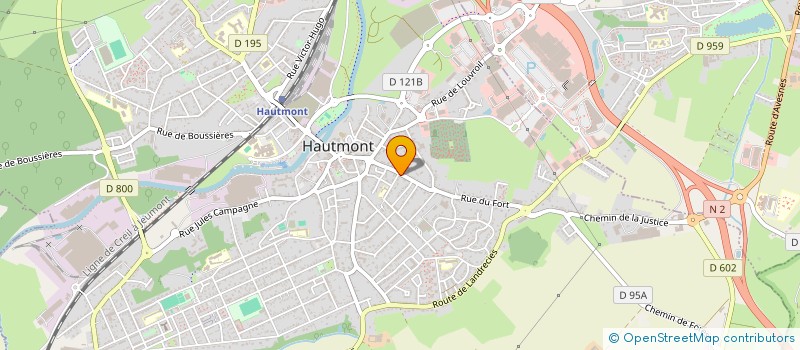 localisation de l'entreprise MONSIEUR JEAN-MARIE MONTAY  HAUTMONT