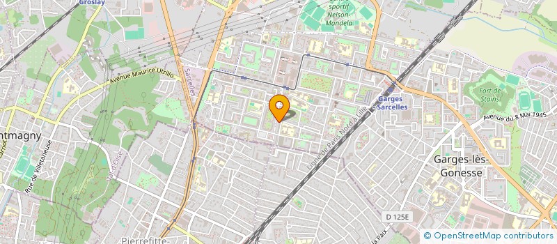 localisation de l'entreprise MONSIEUR JEAN-MARIE MORALUS  SARCELLES