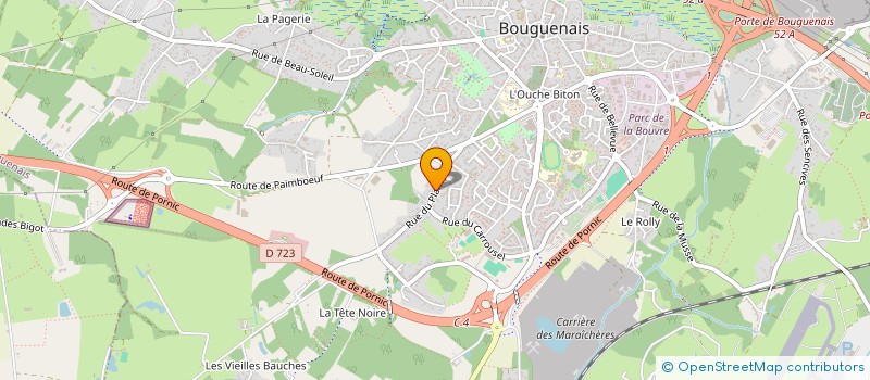 localisation de l'entreprise MONSIEUR JEAN-MARIE MOREAU à BOUGUENAIS