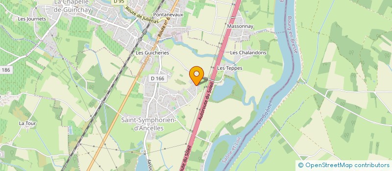 localisation de l'entreprise MONSIEUR JEAN MARIE MOUTON  SAINT-SYMPHORIEN-D'ANCELLES