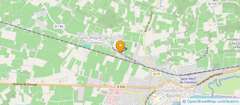 localisation de l'entreprise MONSIEUR JEAN MARIE MOUYNAT  SAINT-MAGNE-DE-CASTILLON