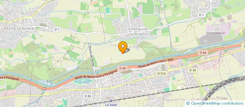 localisation de l'entreprise MONSIEUR JEAN-MARIE NADAL  LE SOLER