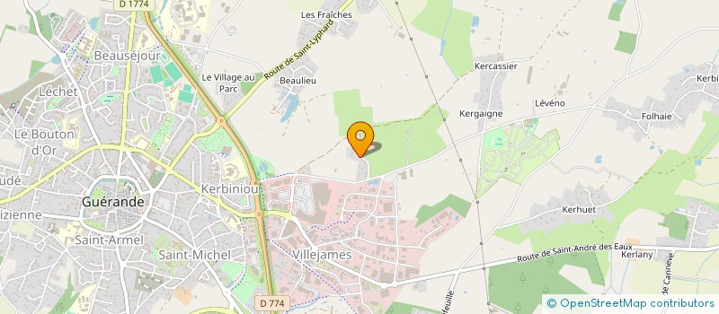 localisation de l'entreprise MONSIEUR JEAN MARIE NADEAU à GUERANDE