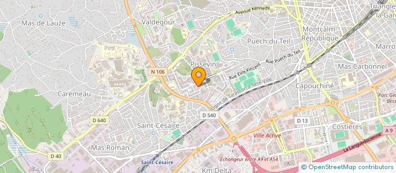 localisation de l'entreprise MONSIEUR JEAN-MARIE NAUDET  NIMES