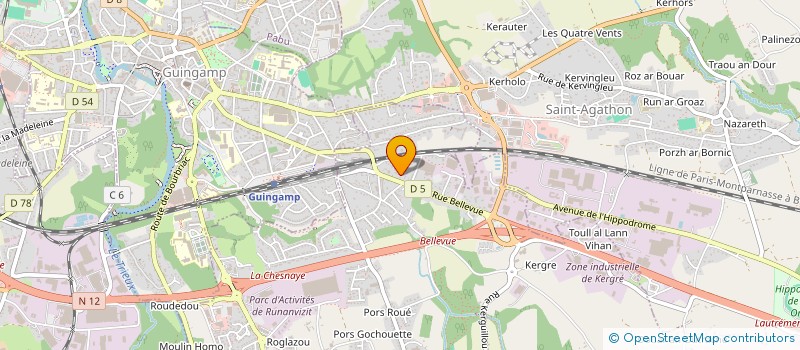 localisation de l'entreprise MONSIEUR JEAN-MARIE NEDELEC  PLOUMAGOAR