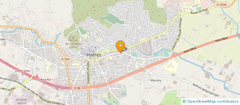 localisation de l'entreprise MONSIEUR JEAN-MARIE NEEF à HYERES